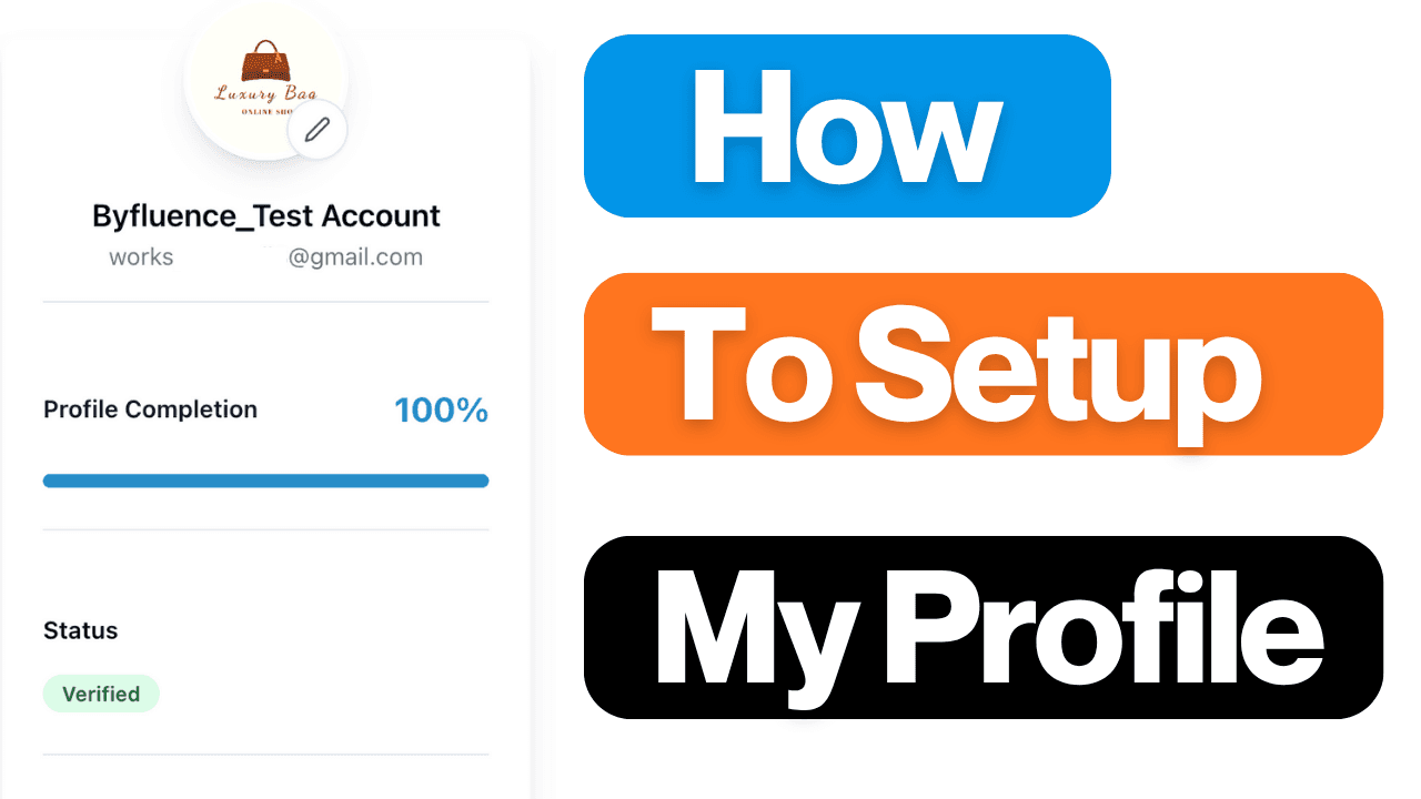 How to Setup My Profile