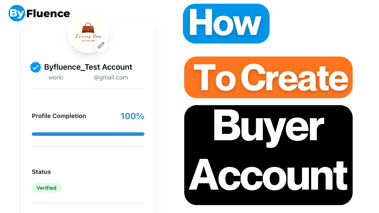 How to create a buyer account